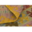 Tapis en laine bleu/beige 3 pi 2 po x 3 pi 4 po noué la main one-of-kind Lorain