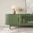 Mid-Century Modern TV Stand, Sliding Door, Fully Assembly-114660538-114660532