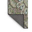 Tapis vert à motif floral-1080217181