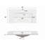 Ensemble de meuble-lavabo de salle de bain avec comptoir d'évier, lavabo simple, assemblage facile-97827504