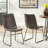18'' H Faux Leather Upholstered Side Chair