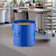 Carbon Steel Clips Grease Bucket - 30.3L