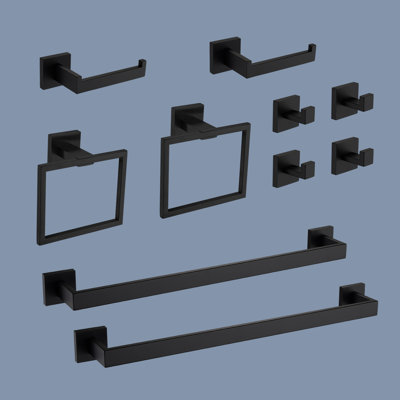 10 - Piece Bathroom Hardware Set