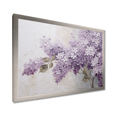 Magnifique paysage de rêve lilas - décoration murale lilas