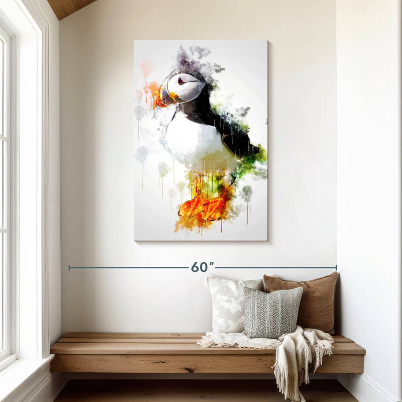 Brampt Puffin Bird, 45" H x 30" W