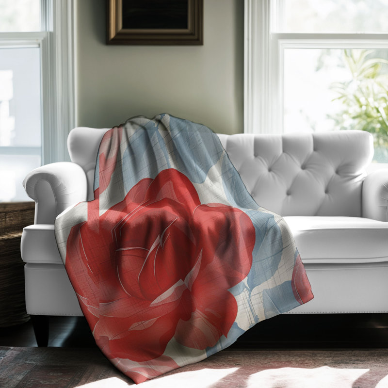 Linen Elegance - Couverture sherpa de qualité supérieure 1 pièce, L 50 po x L 60 po