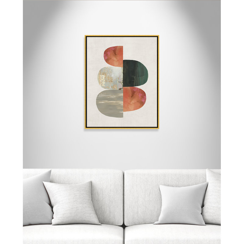 Westcreek Evolving Energy II by Tom Reeves - Print, 29.5" H x 23.5" W, Framed Canvas, Gold