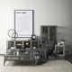 Warner 2 - Piece Glass Top Living Room Table Set