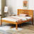 Chares Wood Platform Bed With Headboard-711956073-711956069