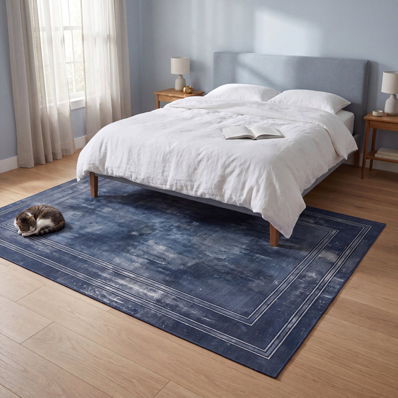 Tapis de salle à manger Gromwell, Rectangle 8 pi 10 po x 11 pi 10 po