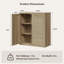 Buffet en rotin à 2 portes 30,5 po Consiglia-1111806047-1111123900