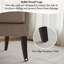 Fauteuil d'appoint rembourré en polyester (ensemble de 2)-893062863