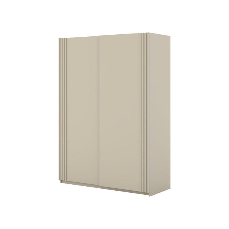 Manufactured Wood Wardrobe, Beige