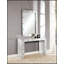 Console Hessa à miroir et faux strass, assemblée, glamour et élégante pour votre décor