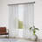 Pinch Pleat Semi-Sheer Single Curtain Panel with Rings and Clips Included-802094675-802094671