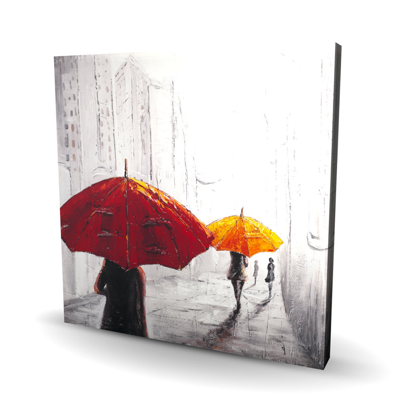 Passants avec toile de parasol | Décoration de salon rouge