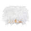 Modern Designer Real Feather Drum Lamp Shade with Inner Cotton Lining-1659675076