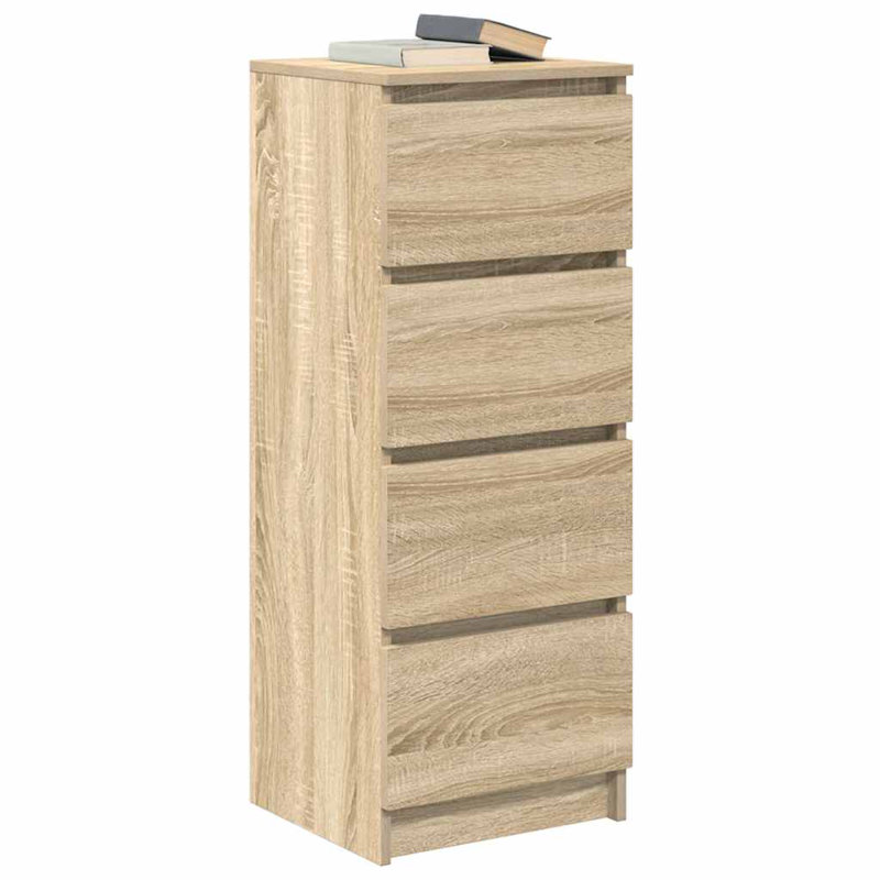 Sideboard 37.5X35x99 Cm Engineered Wood, Sonoma Oak