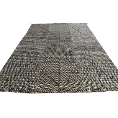 Tapis noir et blanc Julian