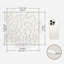 StoneCreek Pebble Mosaic Tile for Floors & Walls, 6 Pieces per Box-417501460