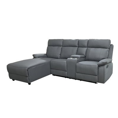 4 Seater Leather Sofa
