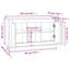 Lissi Sideboard 102x35x60 cm Engineered Wood-253382263