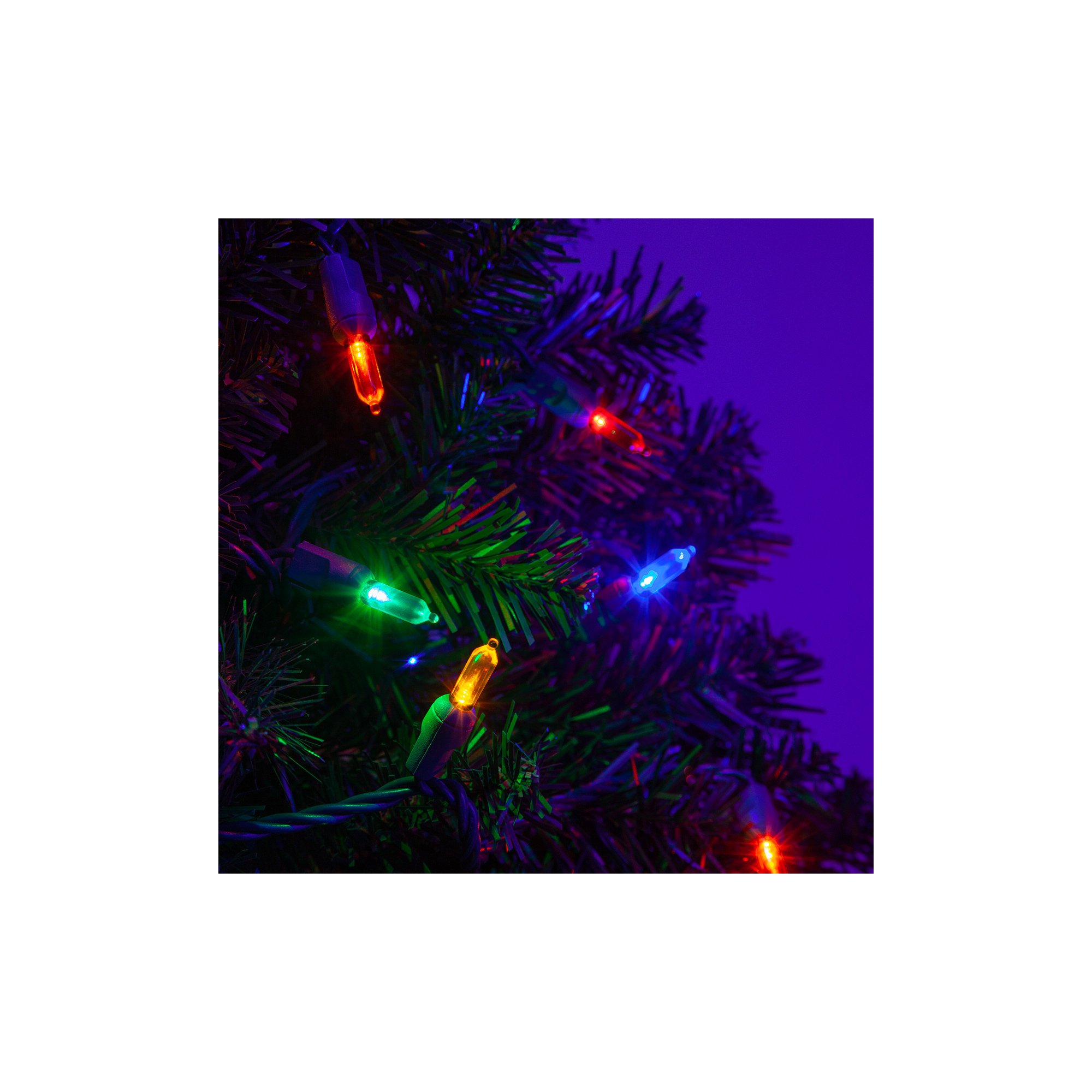 306'' LED String Lights, Blue/Red/Green