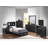 Sleek Dual-Purpose Black Storage Bed