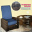 Chaise d'extérieur, Fauteuil inclinable pivotant d'extérieur-651518964-651518965