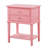 Contemporary Nightstand With Open Shelf
