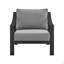 Chaise d'extérieur en aluminium