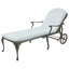 Chaise longue en aluminium Provance - gris ardoise-84679335-84679340-84679361