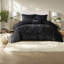 Ensembles de literie pour très grand lit en velours luxueux, style moderne matelassé à motif de losanges