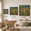 Art mural sur toile Sunlit Garden Field-79548572