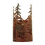 Rustic Lodge 1 - Light Flush Mounted Sconce
