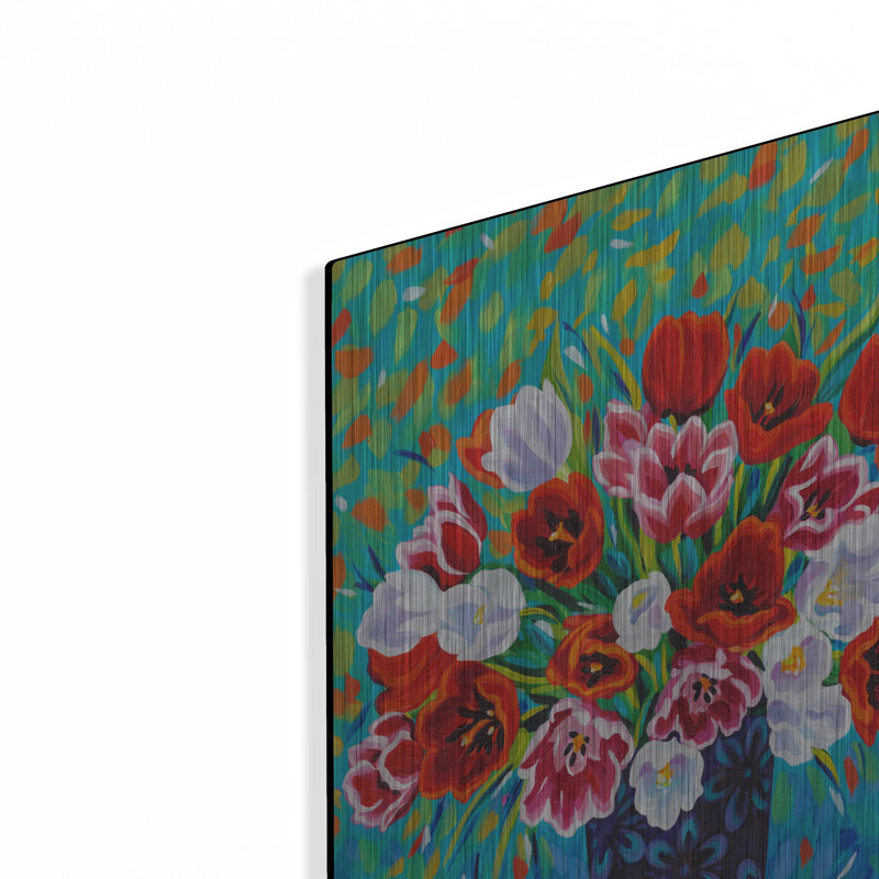 «Bouquet Celebration I» par Carolee Vitaletti, H 24 po x l 16 po