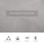 Rideaux universels pour tonnelle 3 m x 3 m, 4 panneaux, gris pâle-90564474-98229719