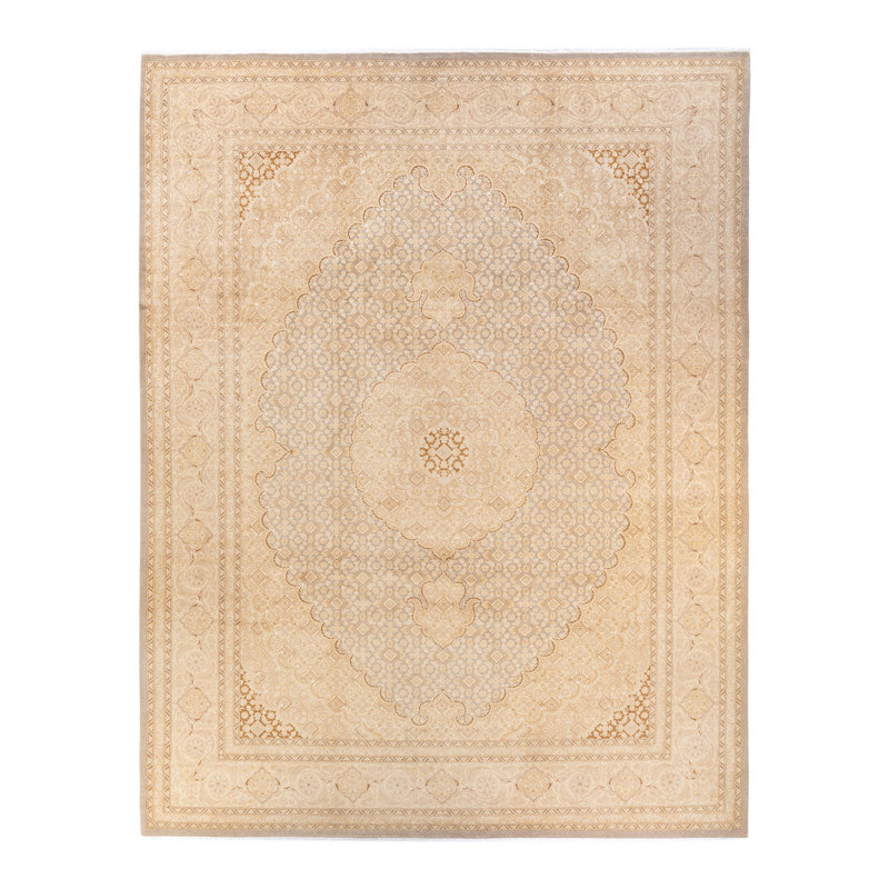Classic One-of-a-Kind 9' 3" X 12' 3" Hand Knotted Area Rug