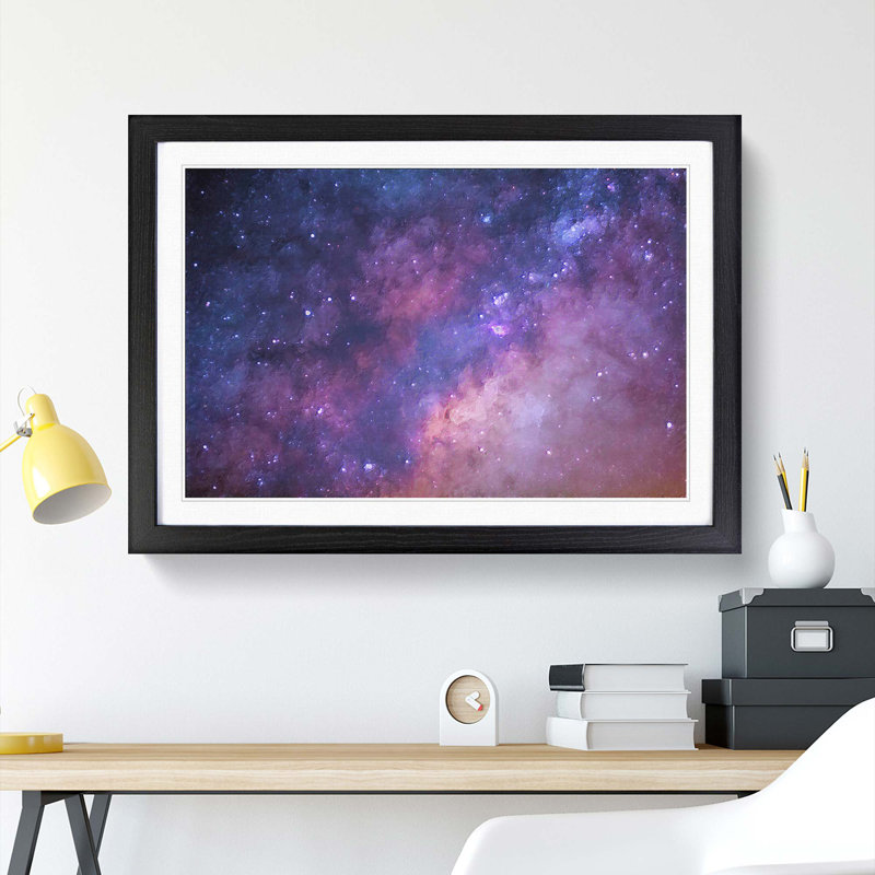 Universe in Abstract Vol.51 in Abstract - Picture Frame Graphic Art Print, Black Framed, 62cm H x 87cm W x 2cm D