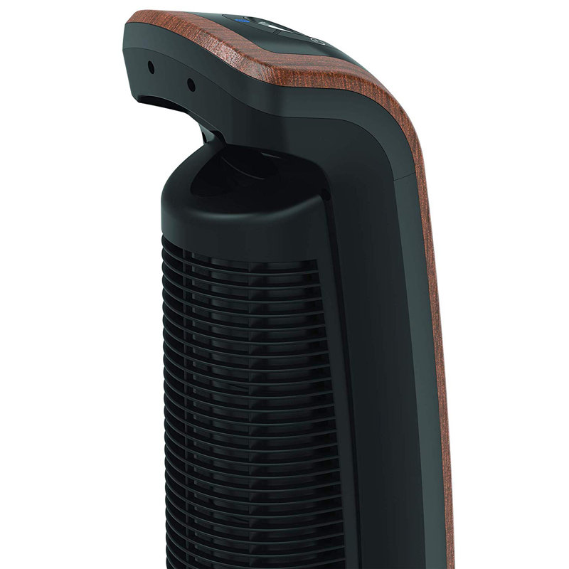 Ventilateur tour électrique debout à fil du bois 42 "avec courbe Bluetooth Lasko