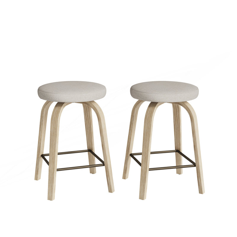 Swivel Upholstered Counter Stool