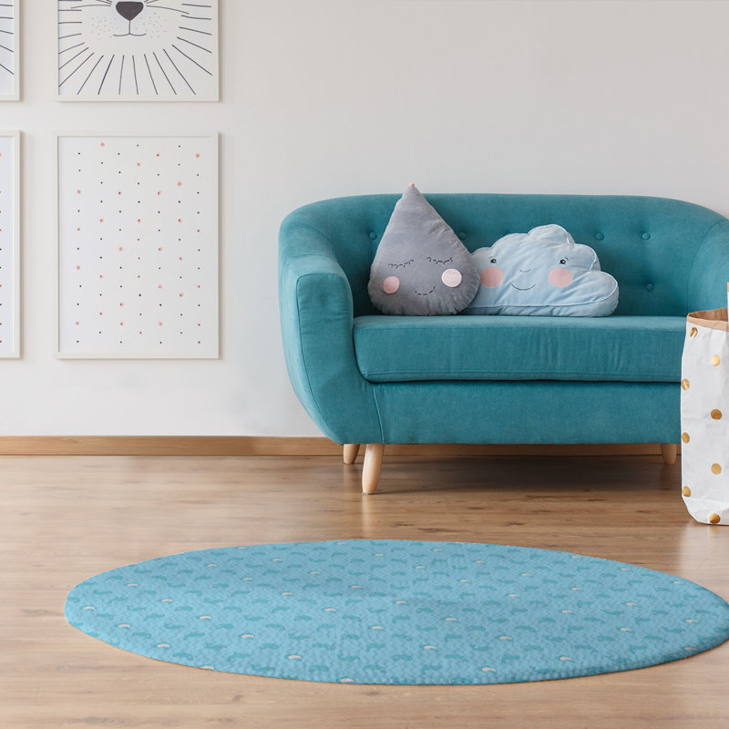 Tapis bleu baleines, Rectangle 3 pi x 5 pi