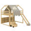 Cadre de lit mezzanine en bois avec tente-376864556-376864558