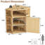 Armoire de rangement d'angle 33 "avec station de charge-132295542