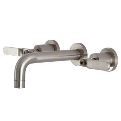 Robinet de salle de bain mural 3 trous Kingston Brass Whitaker