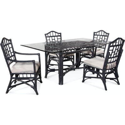 Chippendale Glass Dining Table