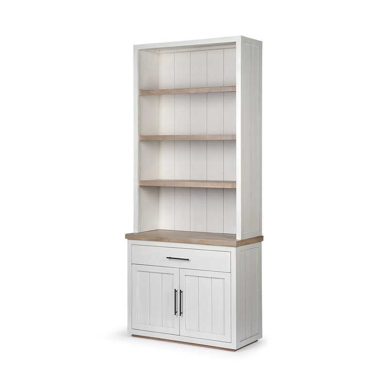 Bibliothèque standard en bois massif H 91 "x l 52,5" Erial