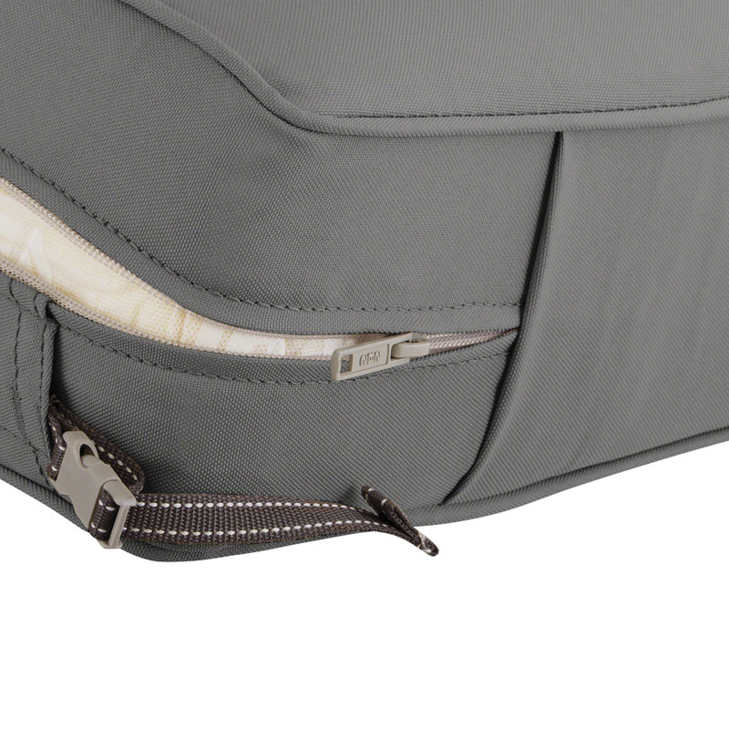 Pina Outdoor Lounge Chair Seat Cushion, Gray, 4" H x 22" W x 21" D