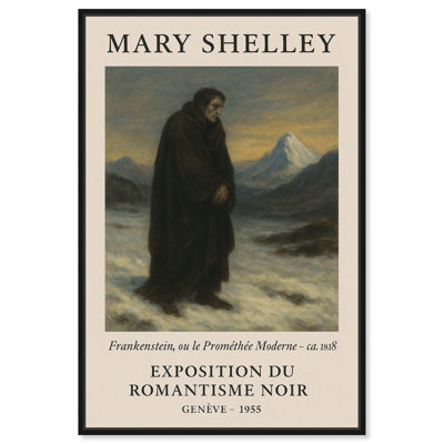Mary Shelley Canvas Historic Men Posters by Art Remedy
