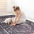 Area Rug, Burgundy Washable Rug (Black+Burgundy)-288748238